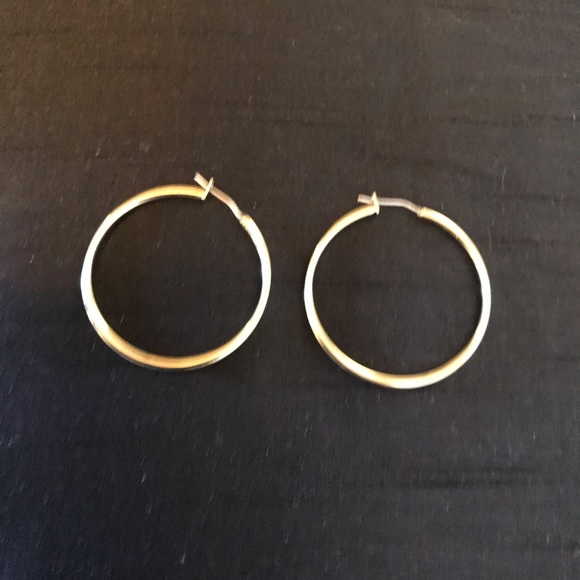 Gold Costume Hoop Earrings - Picture 2 of 2
